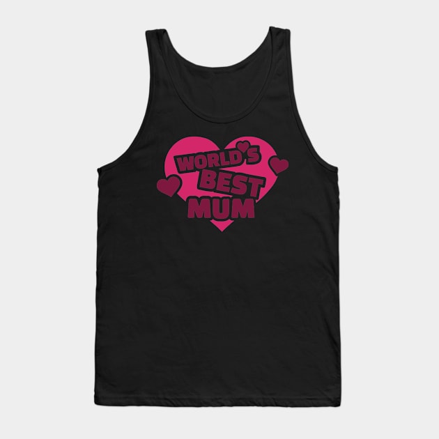 World's best Mum Tank Top by Designzz